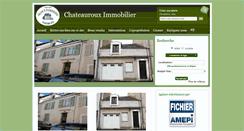 Desktop Screenshot of chateauroux-immobilier.fr